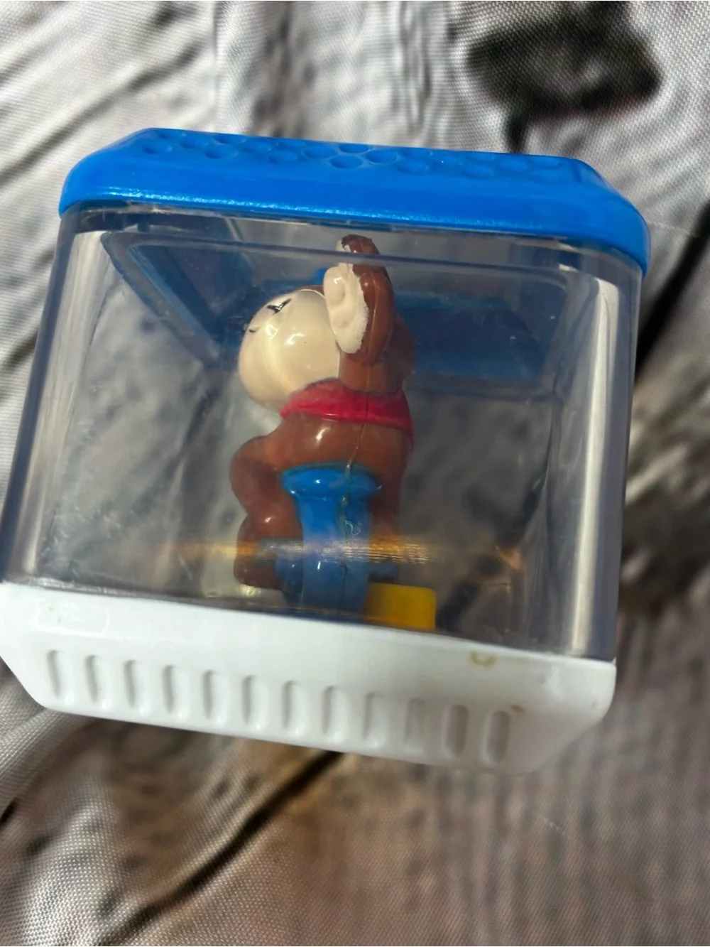 5/$20 VTG FISHER PRICE PEEK A BLOCK SENSORY REPLACEMENT CIRCUS MONKEY UNICYCLE‎